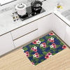 Hibiscus Pattern Print Design HB028 Kitchen Mat