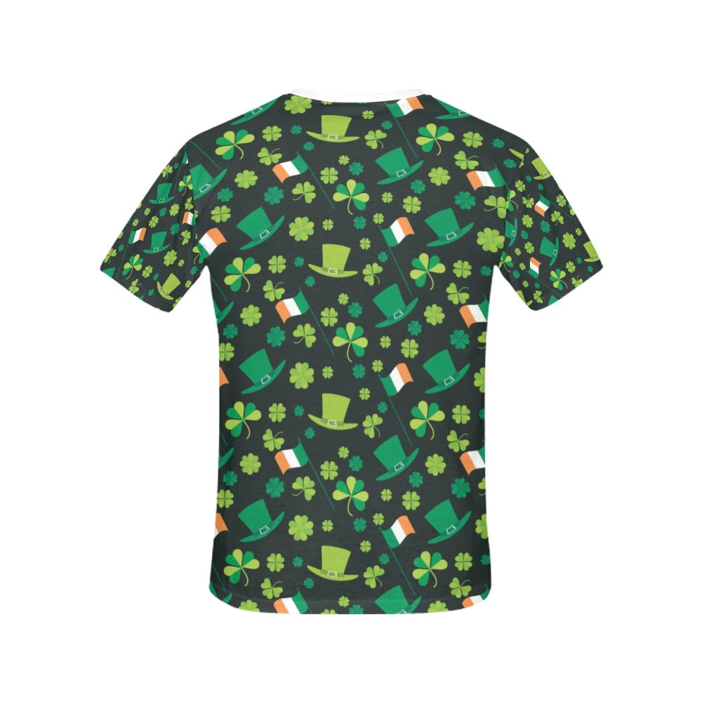 Shamrock Saint Patrick's Day Print Design LKS304 Women's  T-shirt
