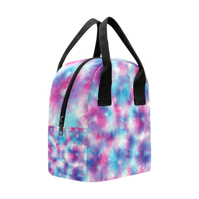 Tie Dye Blue Pink Insulated Lunch Bag