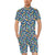 Surfboard Pattern Print Men's Romper