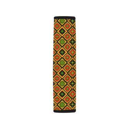 Rasta Reggae Color Pattern Car Seat Belt Cover