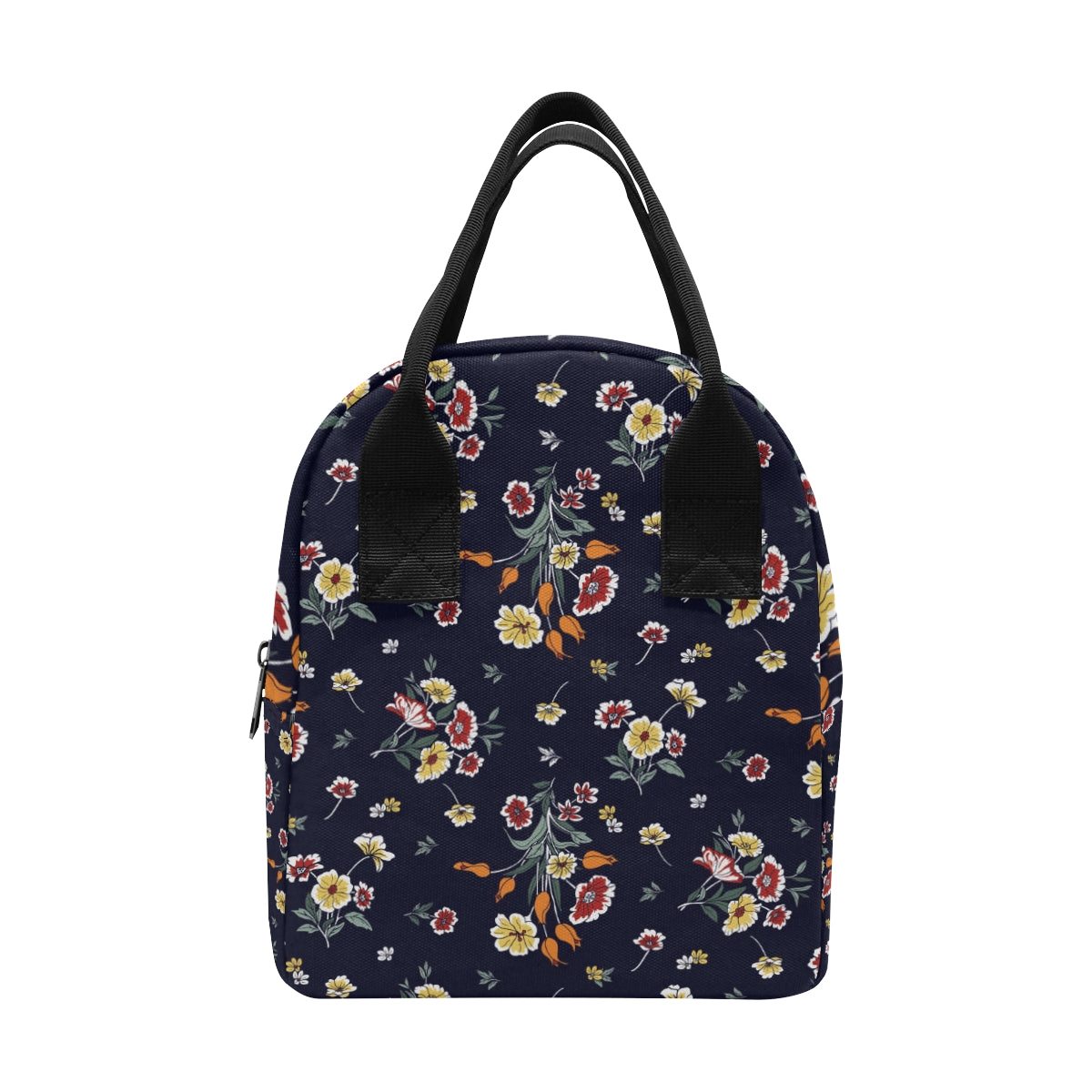 Summer Floral Pattern Print Design SF01 Insulated Lunch Bag