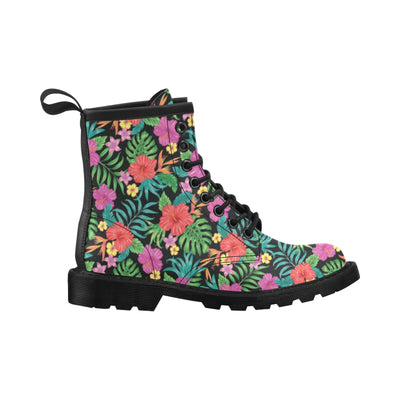 Hibiscus Red Hawaiian Flower Women's Boots