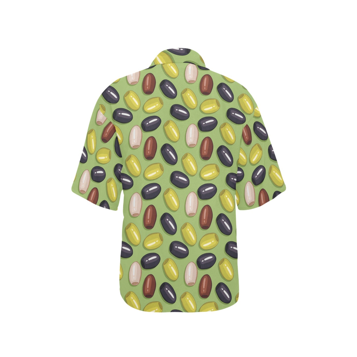 Olive Print Design LKS301 Women's Hawaiian Shirt