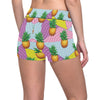 Pineapple Pattern Print Design PP05 Yoga Shorts