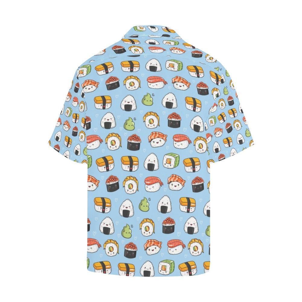 Sushi Print Design LKS303 Men's Hawaiian Shirt