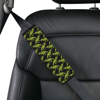 T Rex Pattern Print Design A02 Car Seat Belt Cover