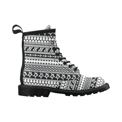 Samoan Pattern Print Design LKS303 Women's Boots