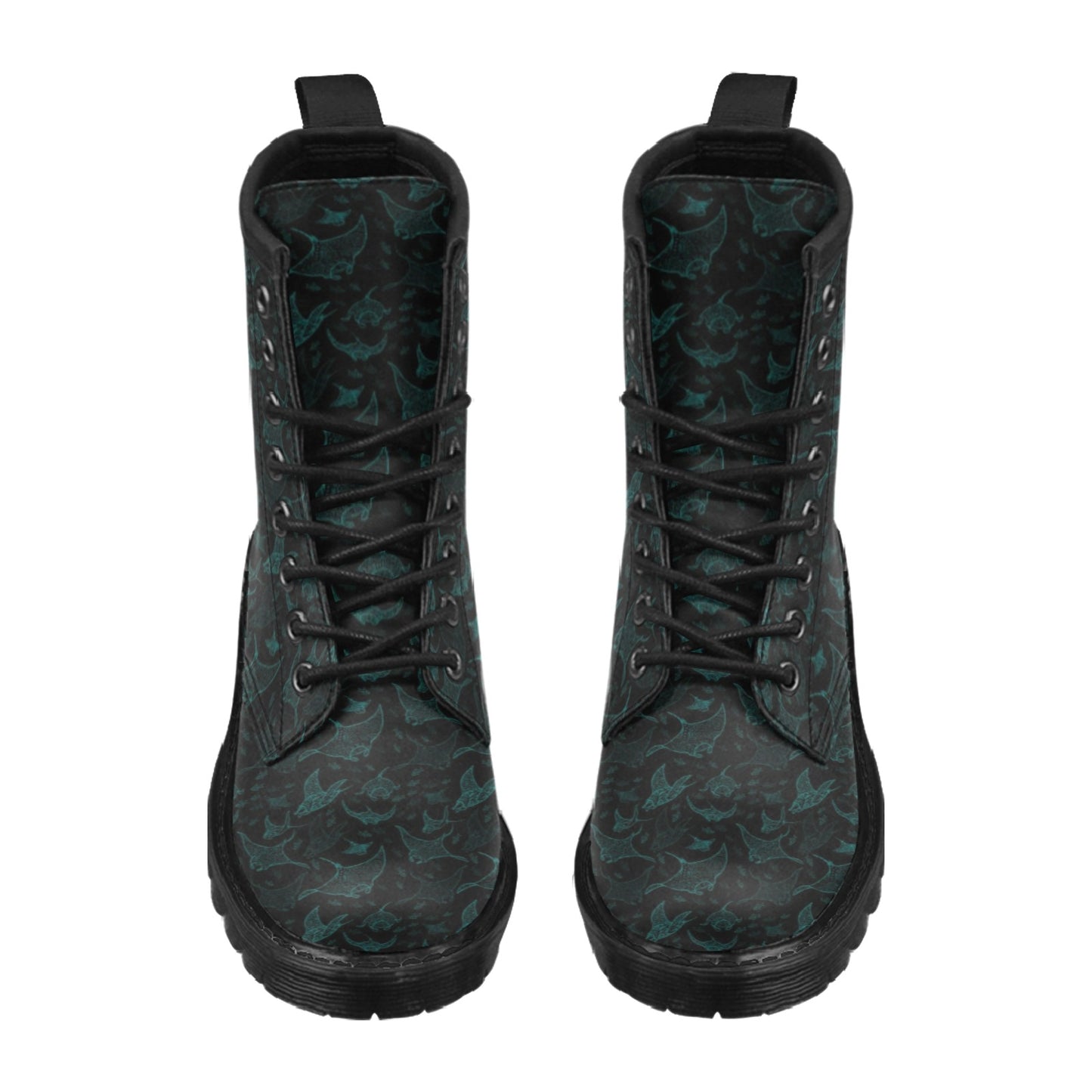 Manta Ray Print Design LKS402 Women's Boots