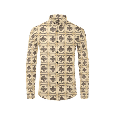 Native American Themed Design Print Men's Long Sleeve Shirt