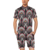 Native Indian Skull Men's Romper