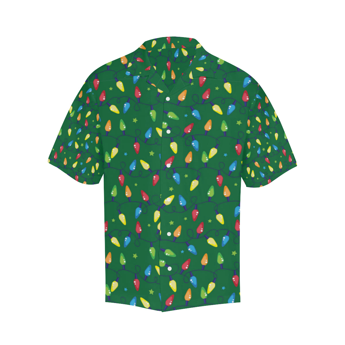 Christmas Light Pattern Print Design 02 Men's Hawaiian Shirt