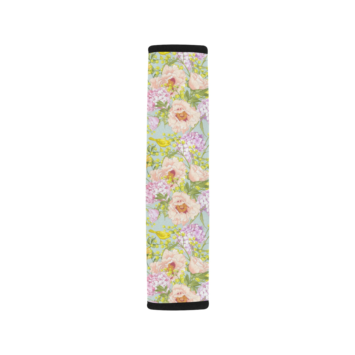 Hydrangea Pattern Print Design HD02 Car Seat Belt Cover