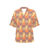 Buddha Indian Colorful Print Women's Hawaiian Shirt