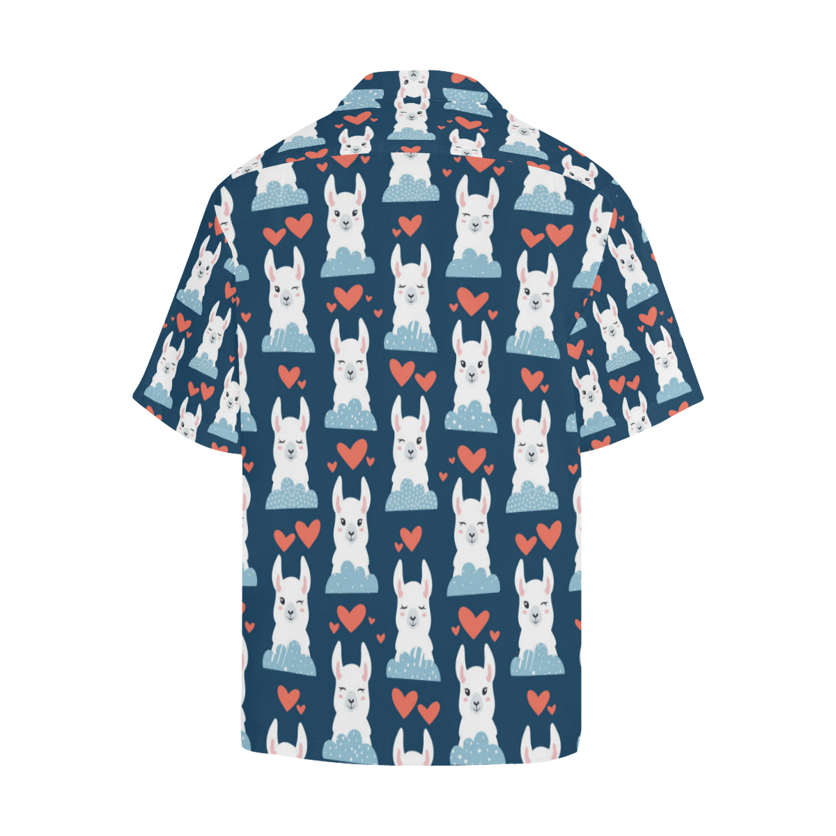 Alpaca Love Pattern Print Design 05 Men's Hawaiian Shirt