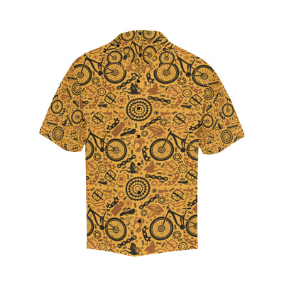Mountain bike Pattern Print Design 03 Men's Hawaiian Shirt
