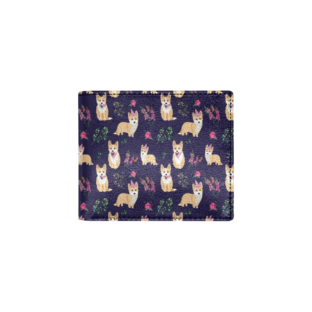 Pembroke Welsh Corgis Pattern Print Design A06 Men's ID Card Wallet