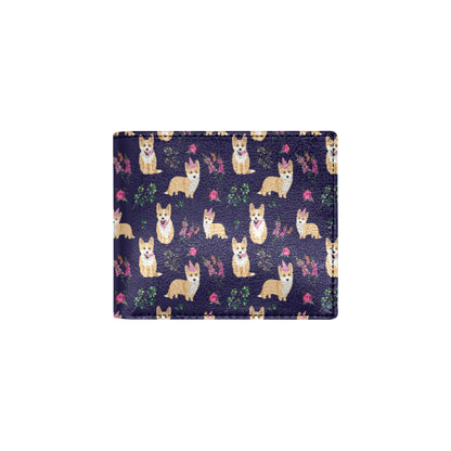Pembroke Welsh Corgis Pattern Print Design A06 Men's ID Card Wallet