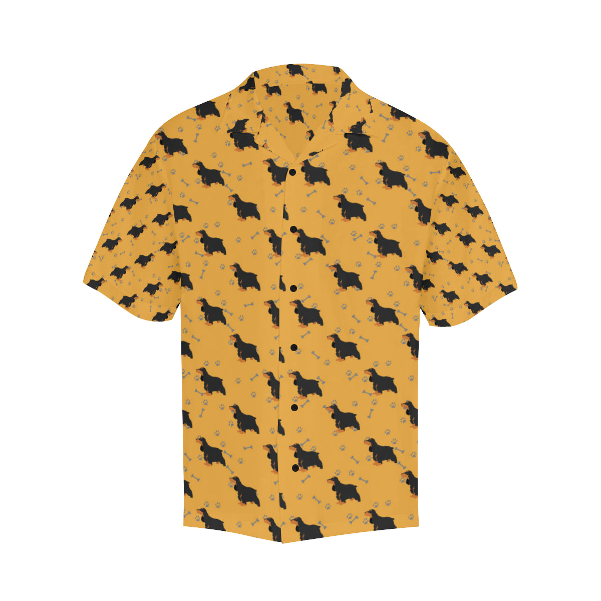 Cocker Pattern Print Design 01 Men's Hawaiian Shirt