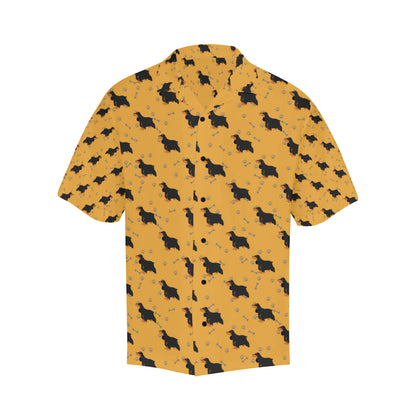 Cocker Pattern Print Design 01 Men's Hawaiian Shirt