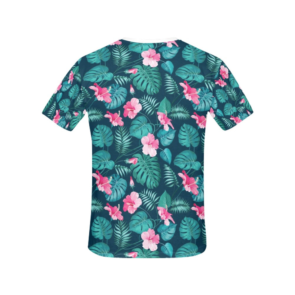 Summer Floral Print Design LKS301 Women's  T-shirt