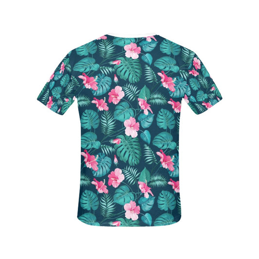 Summer Floral Print Design LKS301 Women's  T-shirt