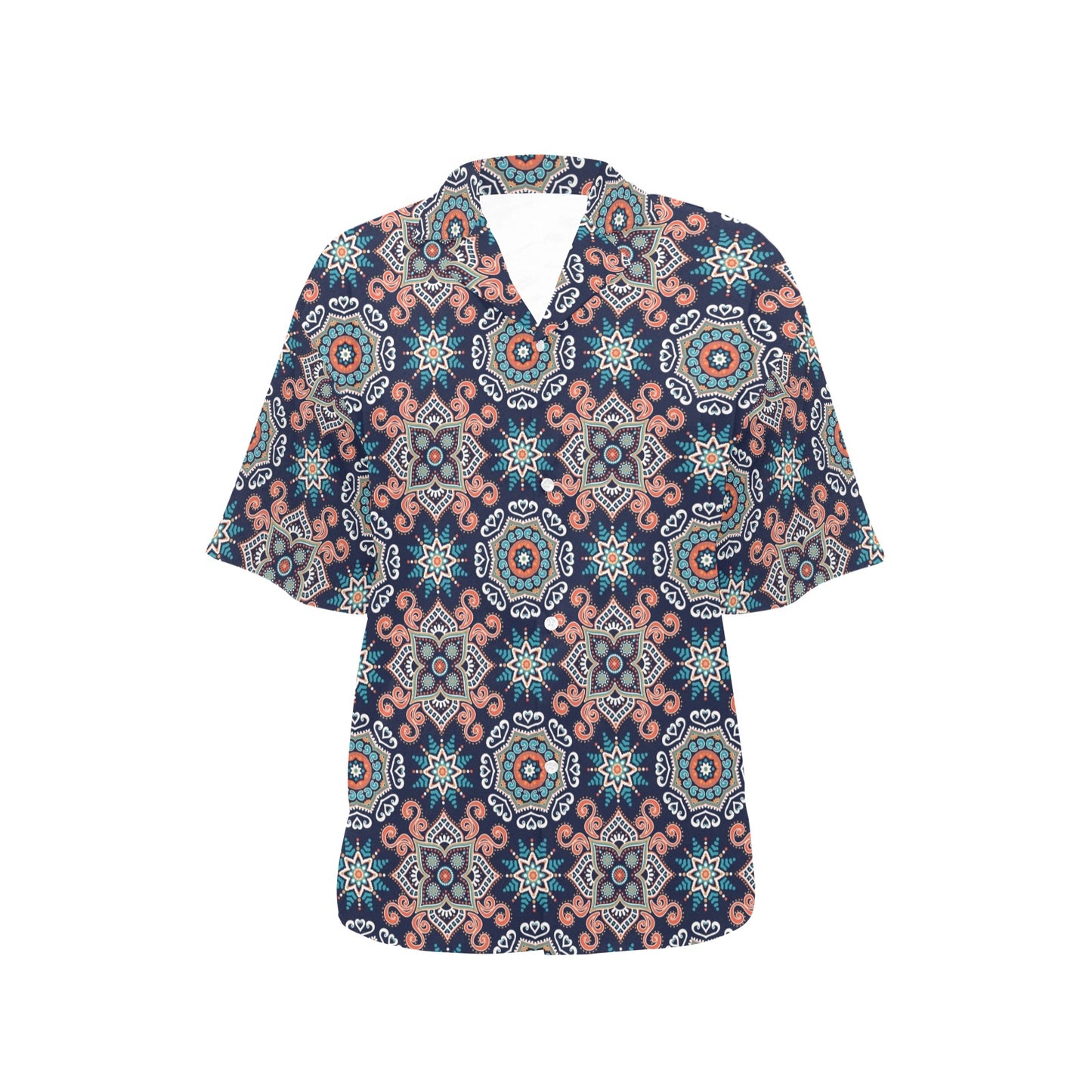 Bohemian Pattern Print Design 02 Women's Hawaiian Shirt