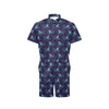 Shark Themed Print Men's Romper