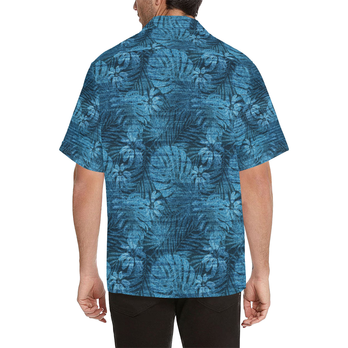 Jean Tropical Pattern Print Design 04 Men's Hawaiian Shirt