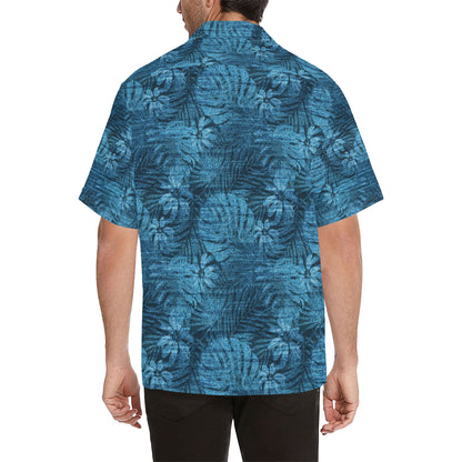 Jean Tropical Pattern Print Design 04 Men's Hawaiian Shirt