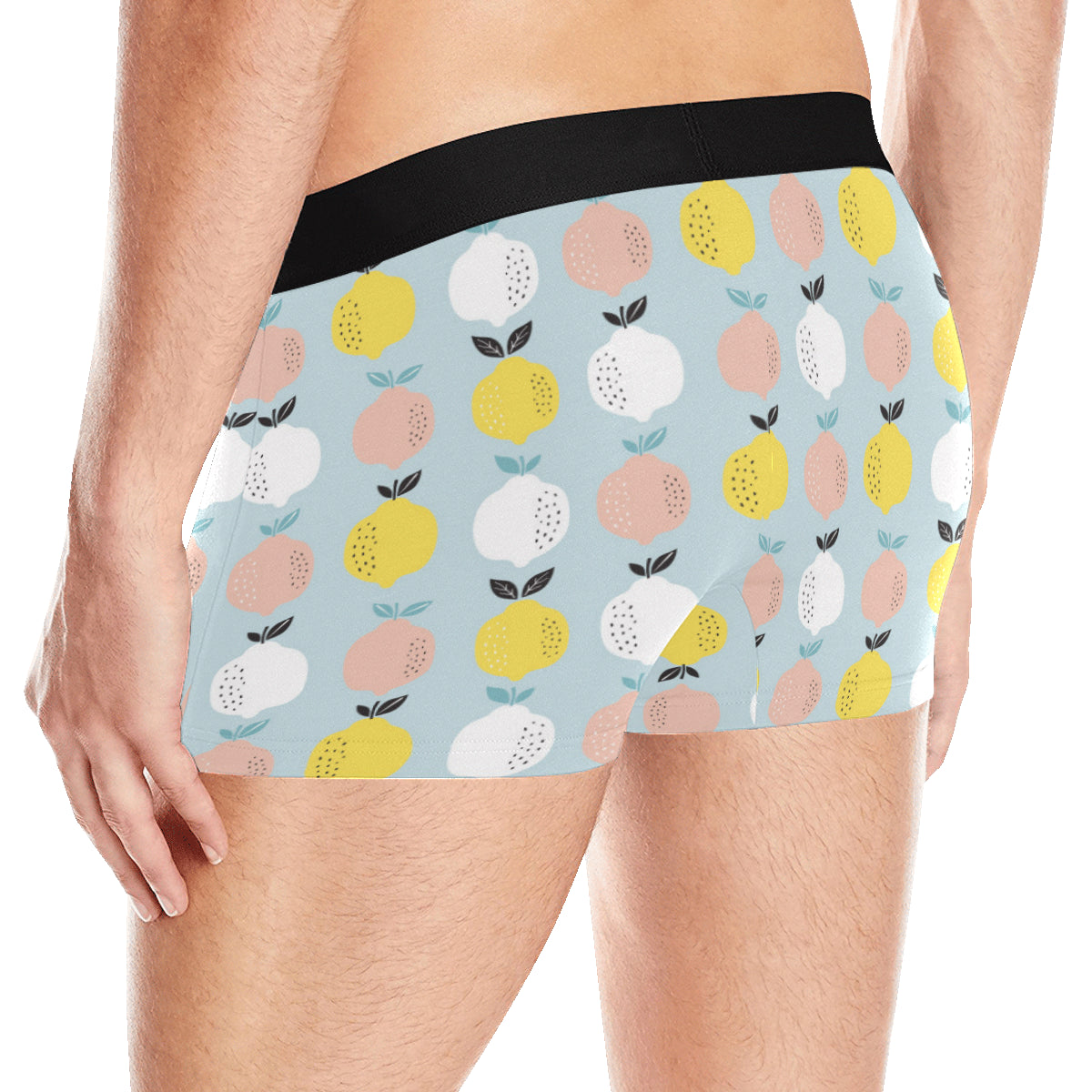 Citrus  Pattern Print Design 03 Men's Boxer Briefs