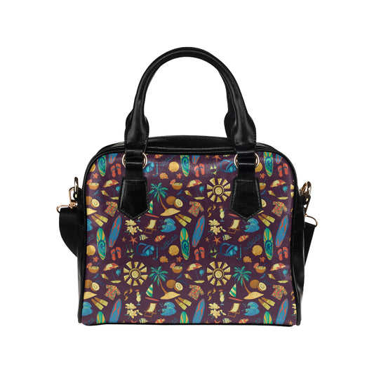 Aloha Hawaii Pattern Print Design 01 Shoulder Handbag