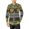 Bird Of Paradise Pattern Print Design BOP07 Men's Long Sleeve Shirt