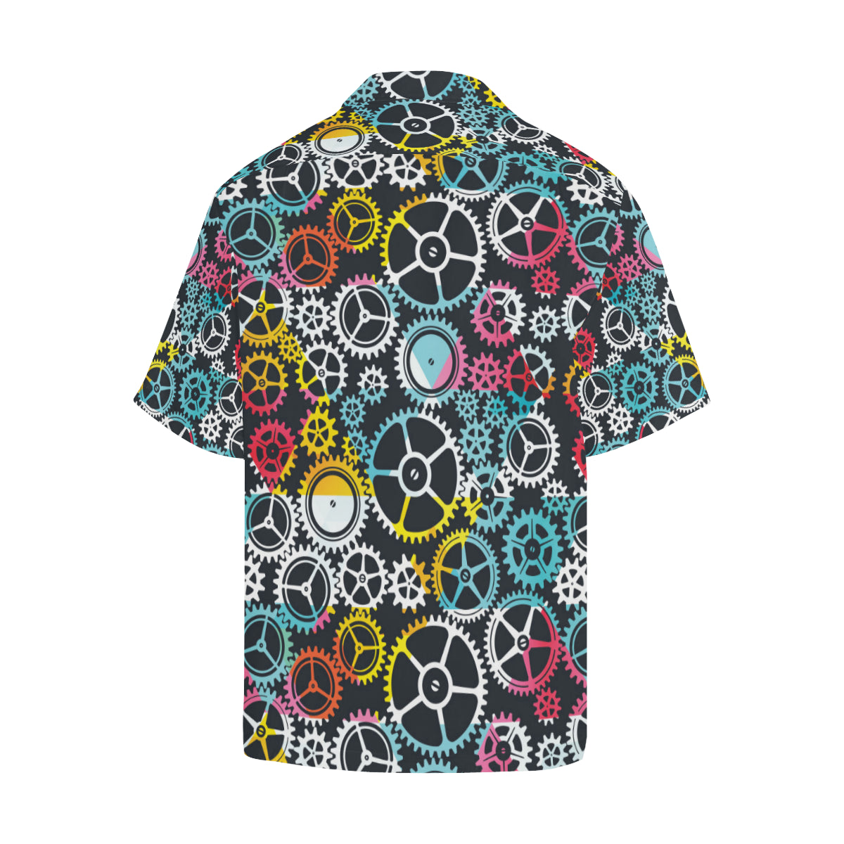 Mechanic Pattern Print Design 02 Men's Hawaiian Shirt