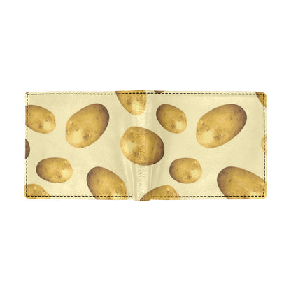 Potato Pattern Print Design A01 Men's ID Card Wallet