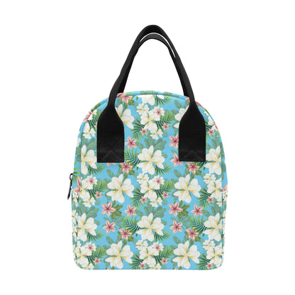 Plumeria Pattern Print Design PM028 Insulated Lunch Bag