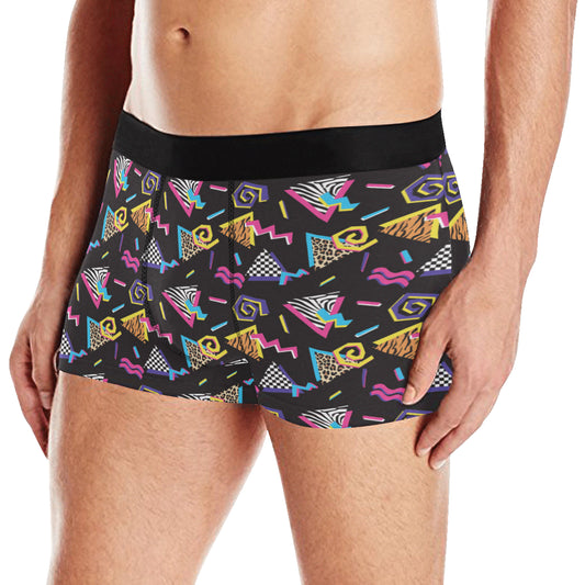 80s Pattern Print Design 3 Men's Boxer Briefs