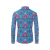 lotus Boho Pattern Print Design LO010 Men's Long Sleeve Shirt