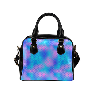 Mermaid Scales Pattern Print Design 04 Shoulder Handbag