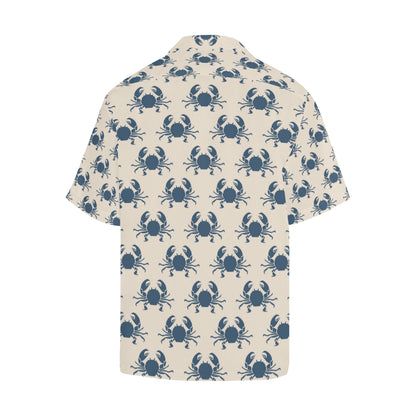 Crab Pattern Print Design 02 Men's Hawaiian Shirt