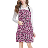 Leopard Pattern Print Design 02 Apron with Pocket