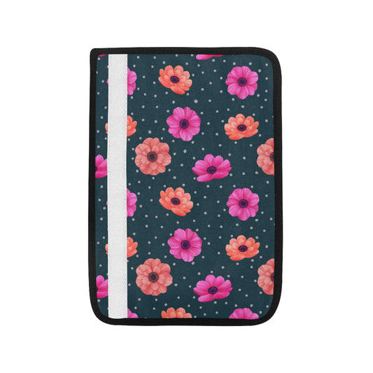 Anemone Pattern Print Design AM08 Car Seat Belt Cover