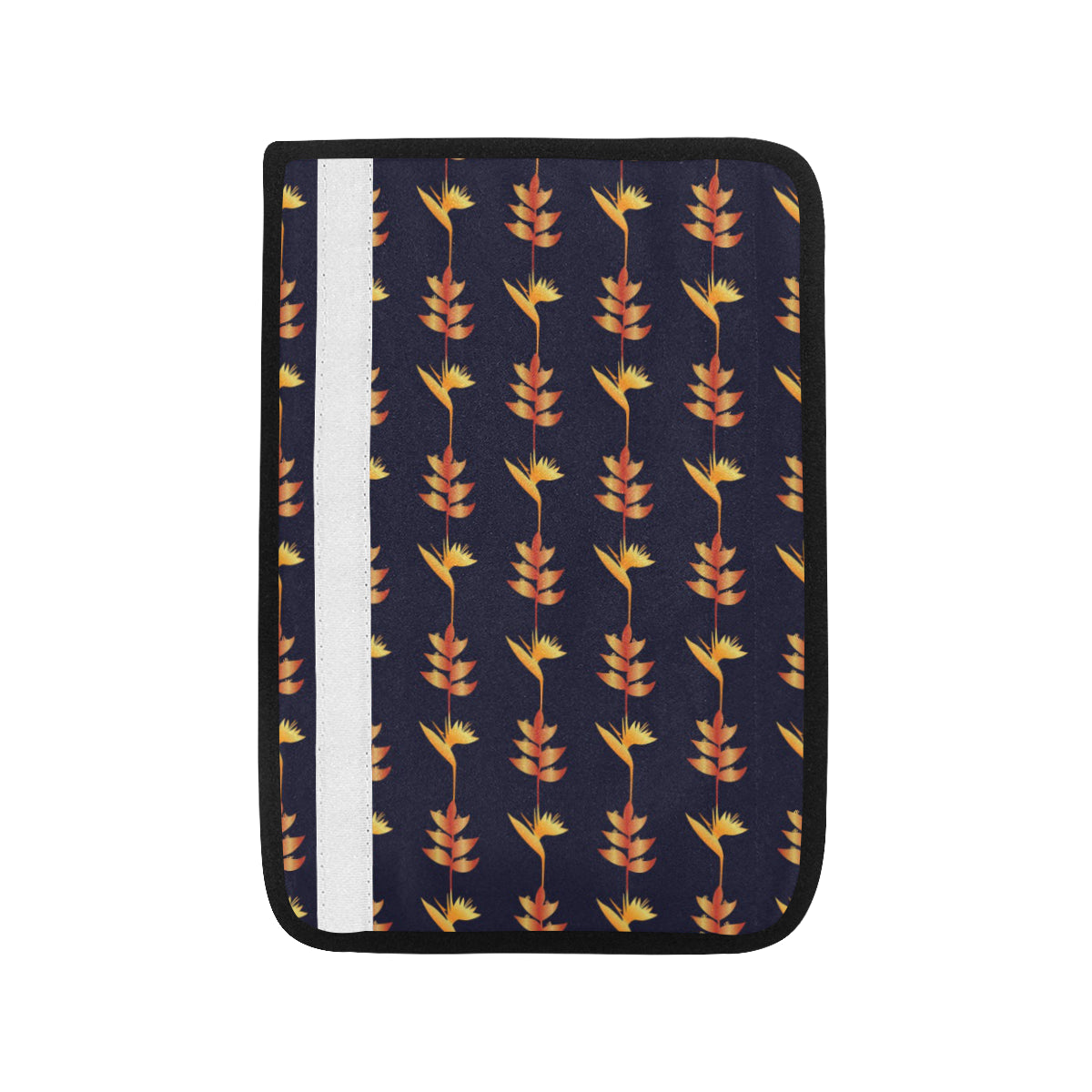 Heliconia Pattern Print Design HL06 Car Seat Belt Cover