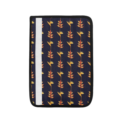 Heliconia Pattern Print Design HL06 Car Seat Belt Cover