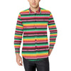 Mexican Blanket Classic Print Pattern Men's Long Sleeve Shirt