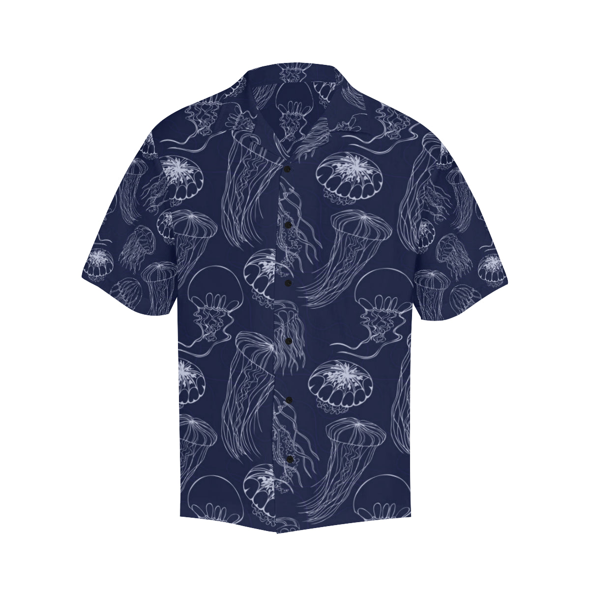 Jellyfish Pattern Print Design 05 Men's Hawaiian Shirt