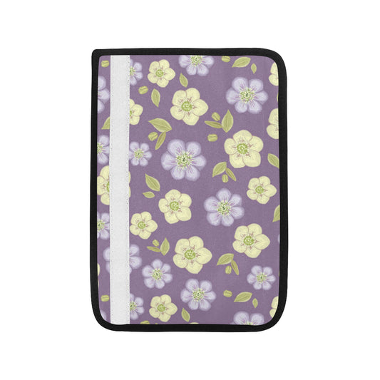 Anemone Pattern Print Design AM013 Car Seat Belt Cover