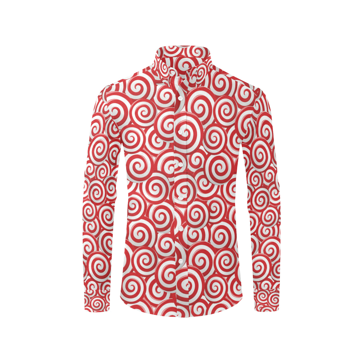Candy Pattern Print Design 03 Men's Long Sleeve Shirt