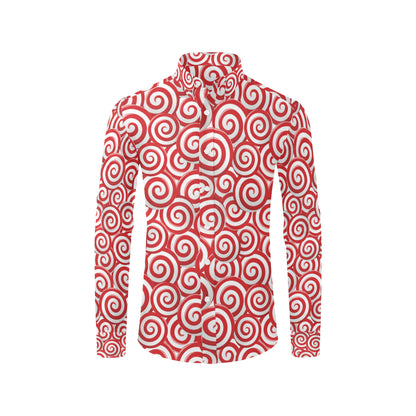 Candy Pattern Print Design 03 Men's Long Sleeve Shirt