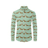 Dachshund Pattern Print Design 02 Men's Long Sleeve Shirt